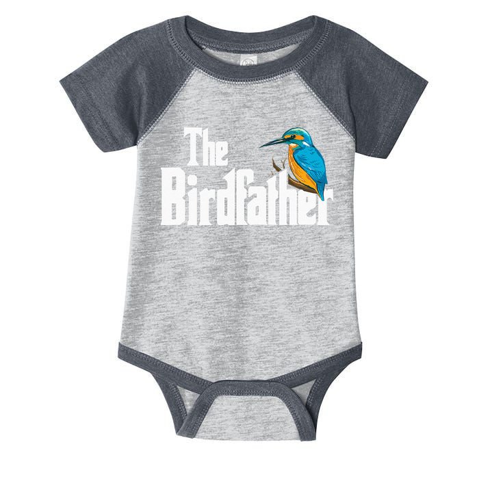 The Birdfather Bird Watching Funny Meme Birder Daddy Infant Baby Jersey Bodysuit