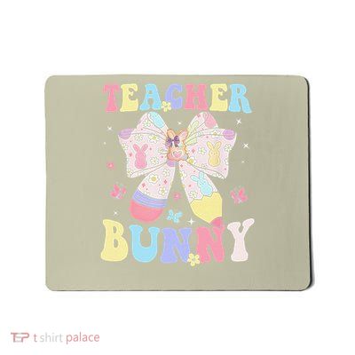 Teacher Bunny Bow Pencil Easter Days Resurrection Hunting Mousepad