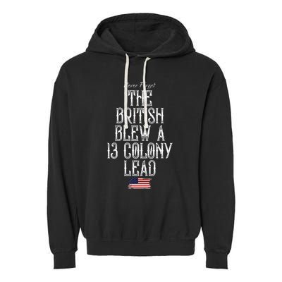 The British Blew A 13 Colony Lead Garment-Dyed Fleece Hoodie