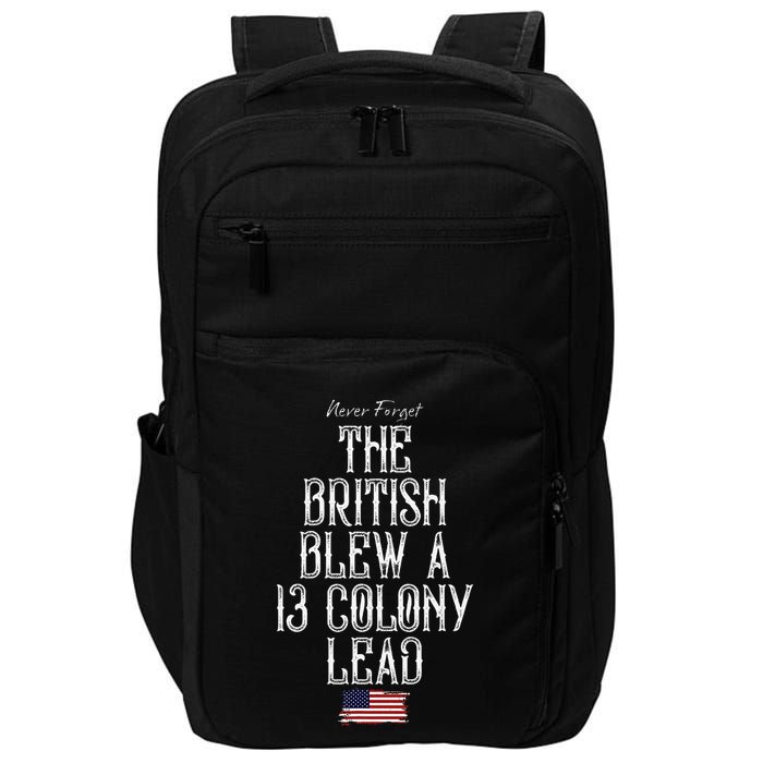 The British Blew A 13 Colony Lead Impact Tech Backpack