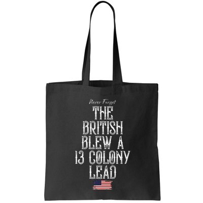 The British Blew A 13 Colony Lead Bag