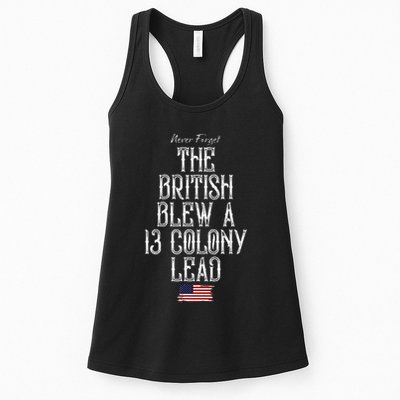 The British Blew A 13 Colony Lead Womens Tank Top
