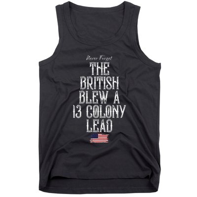 The British Blew A 13 Colony Lead Tank Top