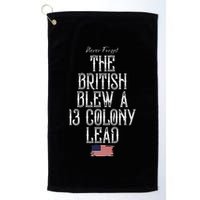 The British Blew A 13 Colony Lead Golf Towel