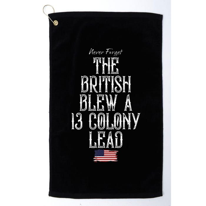 The British Blew A 13 Colony Lead Golf Towel
