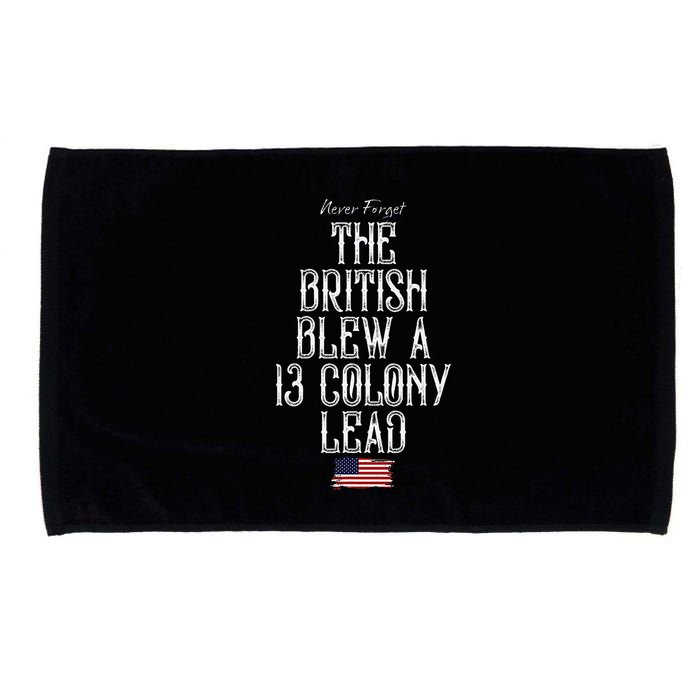 The British Blew A 13 Colony Lead Microfiber Hand Towel