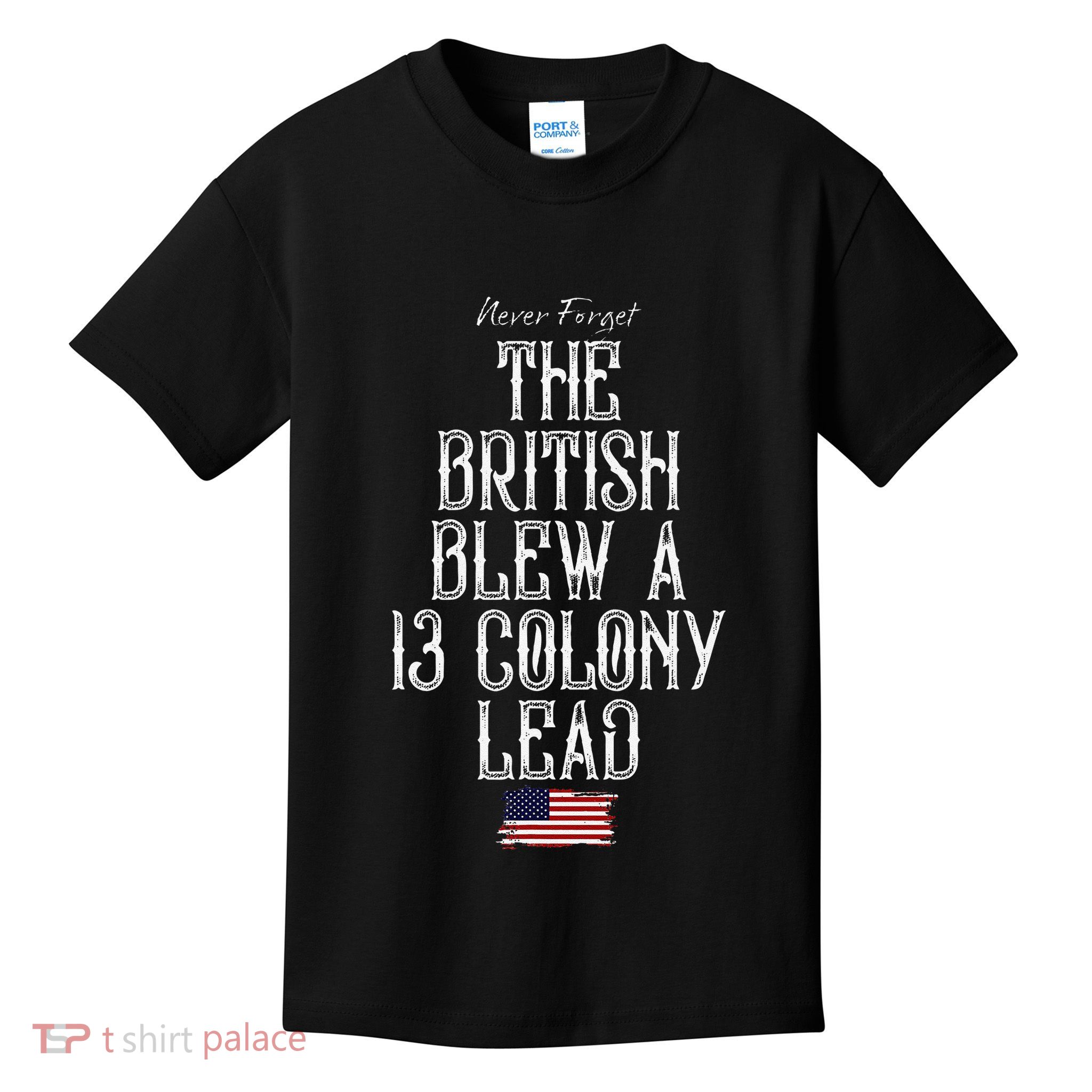 The British Blew A 13 Colony Lead Kids T-Shirt
