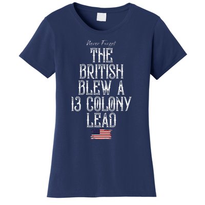 The British Blew A 13 Colony Lead Women's T-Shirt