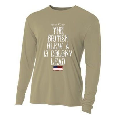 The British Blew A 13 Colony Lead Cooling Performance Long Sleeve Crew