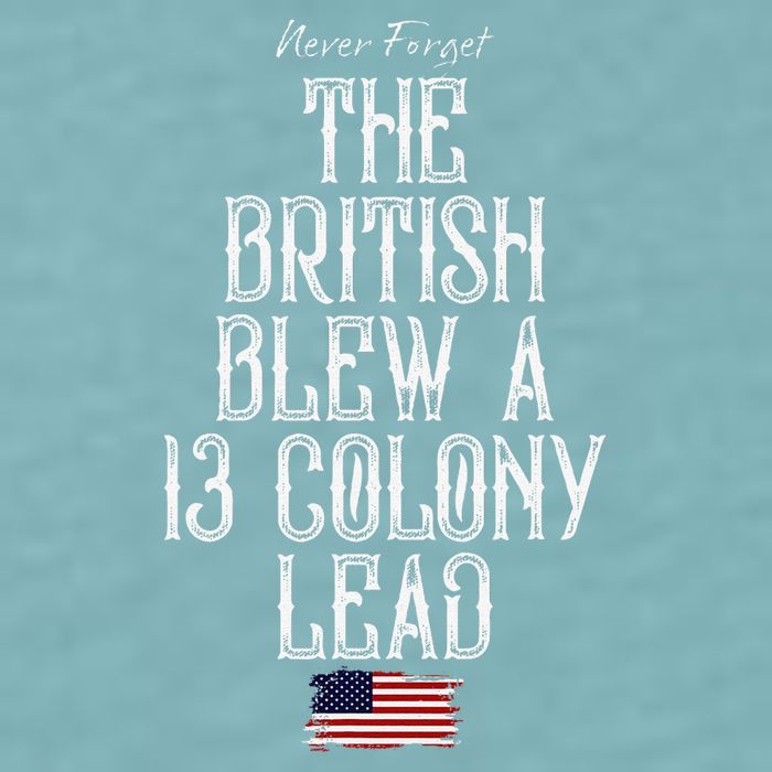 The British Blew A 13 Colony Lead Sueded Cloud Jersey T-Shirt