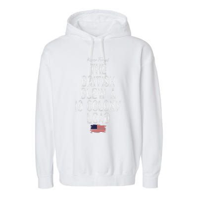 The British Blew A 13 Colony Lead Garment-Dyed Fleece Hoodie