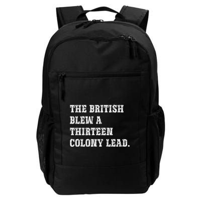 The British Blew A 13 Colony Lead Funny Philadelphia Backpack