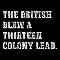 The British Blew A 13 Colony Lead Funny Philadelphia Cropped Pullover Crew