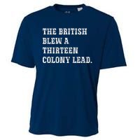 The British Blew A 13 Colony Lead Funny Philadelphia Cooling Performance Crew T-Shirt