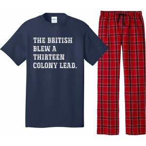 The British Blew A 13 Colony Lead Funny Philadelphia Pajama Set