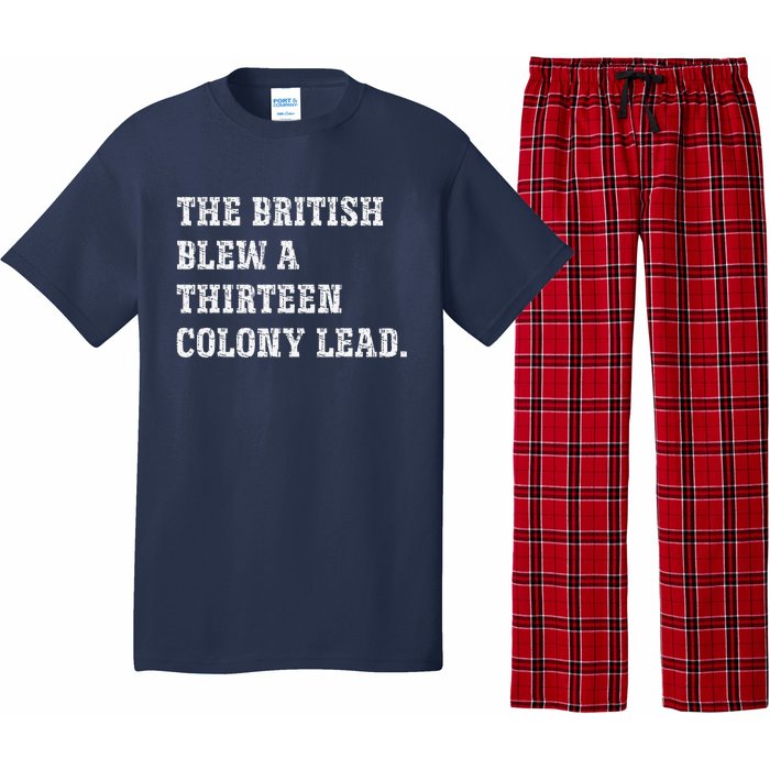 The British Blew A 13 Colony Lead Funny Philadelphia Pajama Set