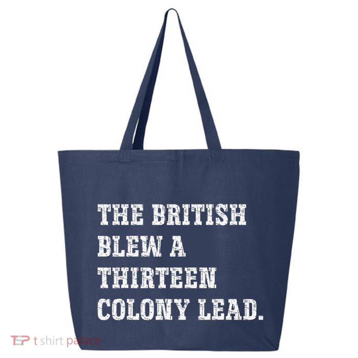 The British Blew A 13 Colony Lead Funny Philadelphia 25L Jumbo Tote