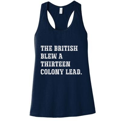 The British Blew A 13 Colony Lead Funny Philadelphia Womens Tank Top