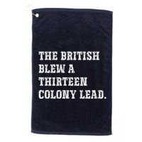 The British Blew A 13 Colony Lead Funny Philadelphia Golf Towel