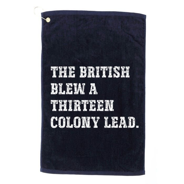 The British Blew A 13 Colony Lead Funny Philadelphia Golf Towel