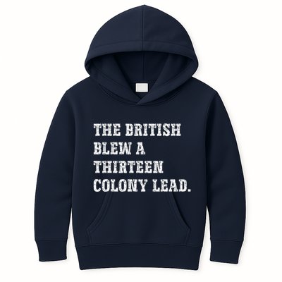 The British Blew A 13 Colony Lead Funny Philadelphia Kids Hoodie