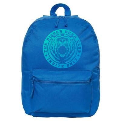 The Bigger Bear Club Mom Dad Nana Gift 16 in Basic Backpack