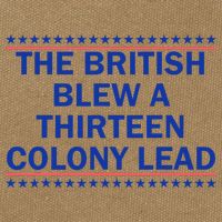 The British Blew A Thirteen Colony Lead Funny 4th Of July Cotton Canvas Backpack