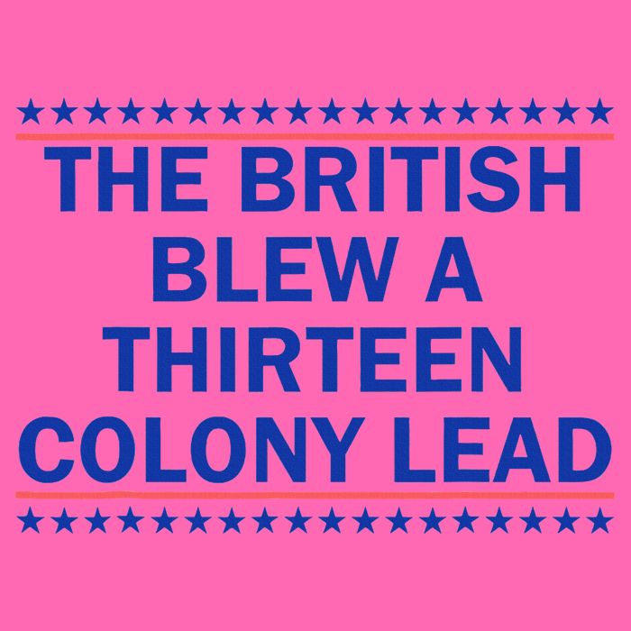 The British Blew A Thirteen Colony Lead Funny 4th Of July Stripe Pom Pom Beanie