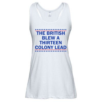The British Blew A Thirteen Colony Lead Funny 4th Of July Ladies Essential Flowy Tank