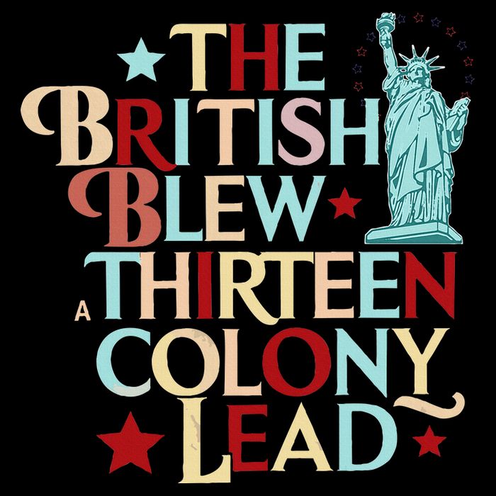 The British Blew A Thirteen Colony Lead Funny 4th Of July Youth Performance Sprint T-Shirt