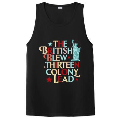 The British Blew A Thirteen Colony Lead Funny 4th Of July PosiCharge Competitor Tank