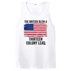 The British Blew A Thirteen Colony Lead Funny 4th Of July PosiCharge Competitor Tank