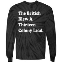 The British Blew A Thirteen Colony Lead Red Philadelphia Tie-Dye Long Sleeve Shirt