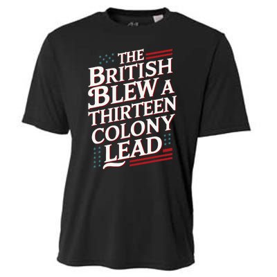 The British Blew A Thirteen Colony Lead Usa American Flag Cooling Performance Crew T-Shirt