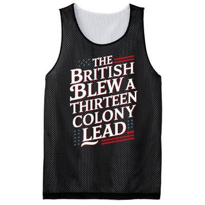 The British Blew A Thirteen Colony Lead Usa American Flag Mesh Reversible Basketball Jersey Tank