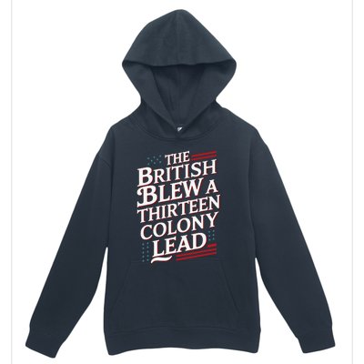 The British Blew A Thirteen Colony Lead Usa American Flag Urban Pullover Hoodie