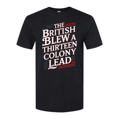 The British Blew A Thirteen Colony Lead Usa American Flag Softstyle CVC T-Shirt