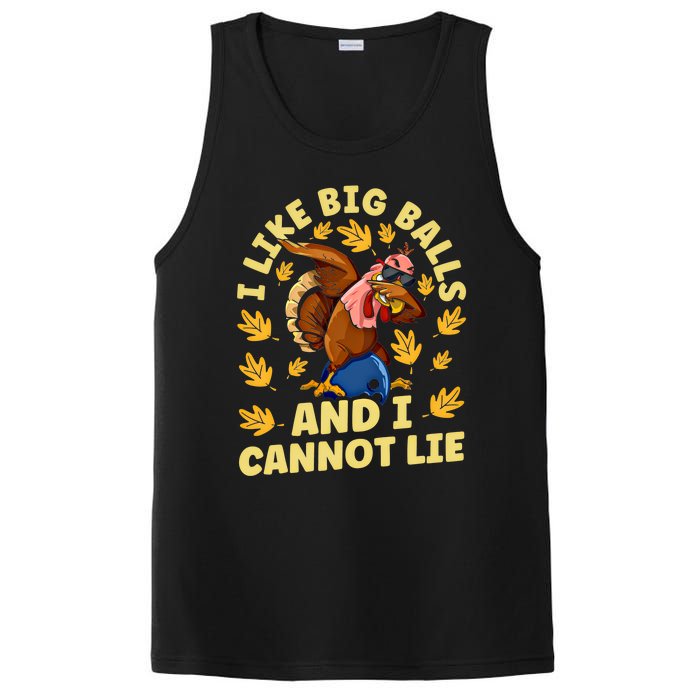 Thanksgiving Bowl Bowler Strike Pin Sport Turkey Bowling Cool Gift PosiCharge Competitor Tank