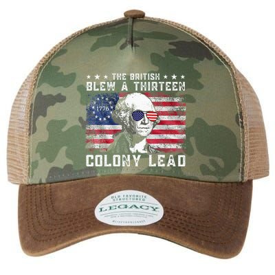 The British Blew A Thirteen Colony Lead Legacy Tie Dye Trucker Hat