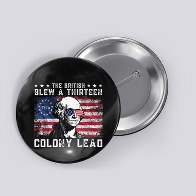 The British Blew A Thirteen Colony Lead Button