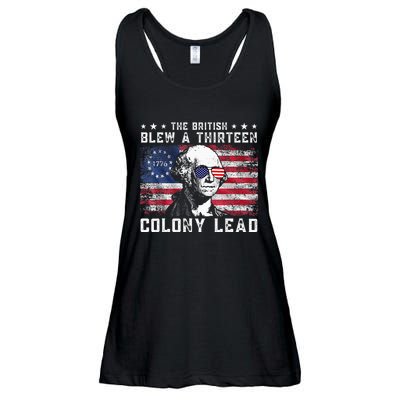The British Blew A Thirteen Colony Lead Ladies Essential Flowy Tank