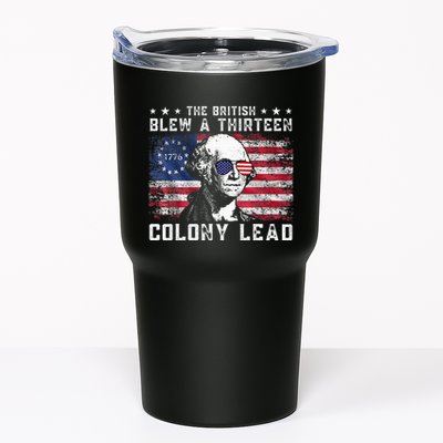The British Blew A Thirteen Colony Lead Tumbler