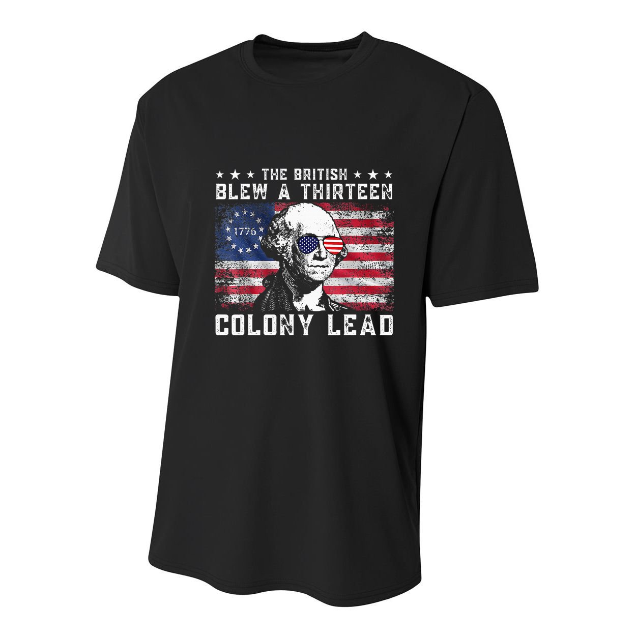 The British Blew A Thirteen Colony Lead Youth Performance Sprint T-Shirt