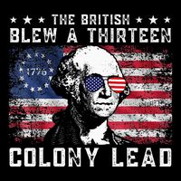 The British Blew A Thirteen Colony Lead Pom Pom 12in Knit Beanie