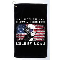 The British Blew A Thirteen Colony Lead Golf Towel