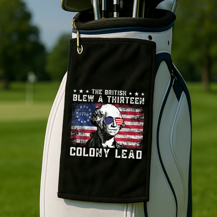 The British Blew A Thirteen Colony Lead Golf Towel