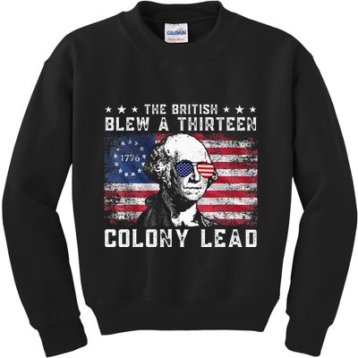 The British Blew A Thirteen Colony Lead Kids Sweatshirt