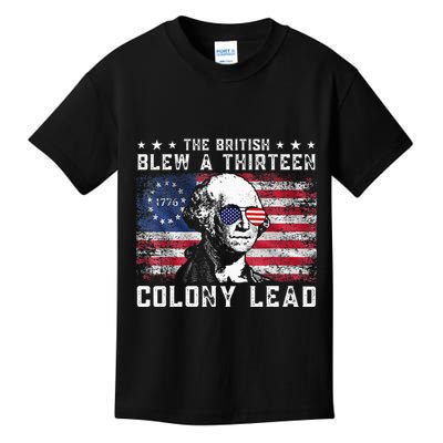 The British Blew A Thirteen Colony Lead Kids T-Shirt
