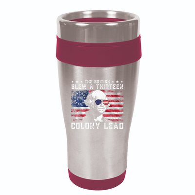 The British Blew A Thirteen Colony Lead 16oz Travel Tumbler