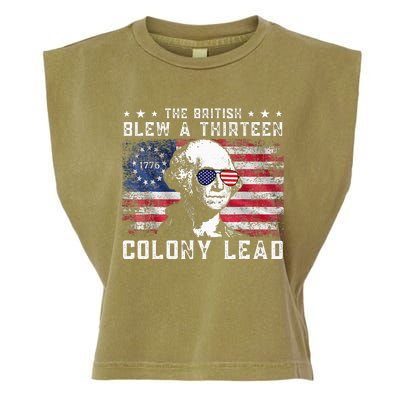 The British Blew A Thirteen Colony Lead Garment-Dyed Women's Muscle Tee